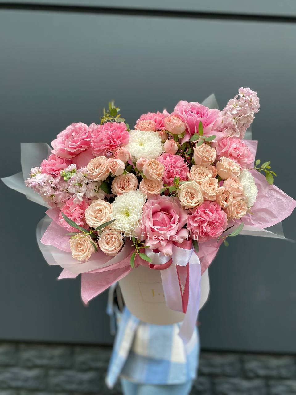 Авторский цветочный бокс — заказать в Щёлкове