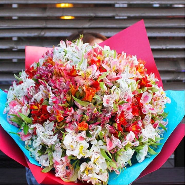 101 альстромерия в Щёлкове