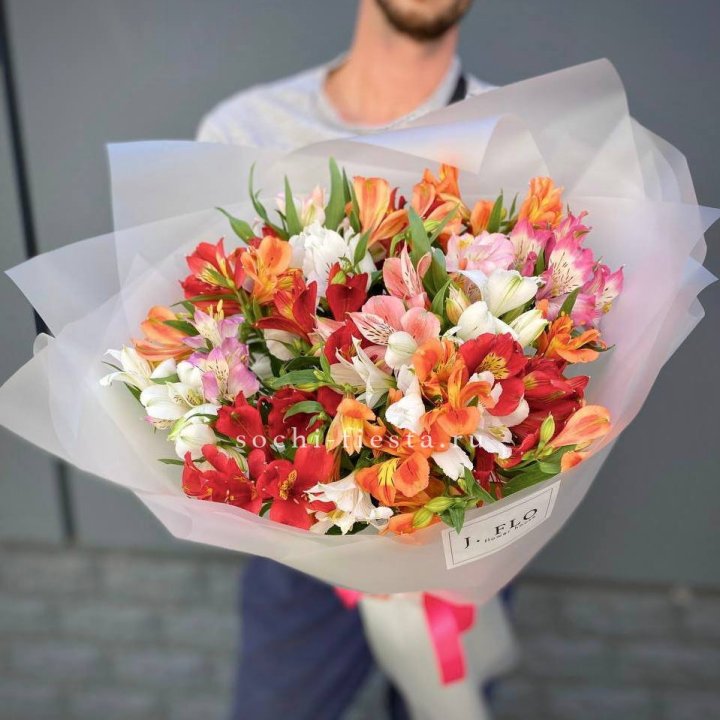 Микс альстромерий №5 в Щёлкове