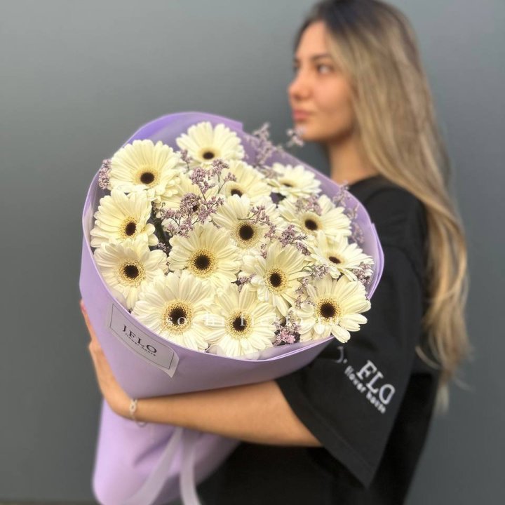 Букет голландских гербер "Лавандер" в Щёлкове