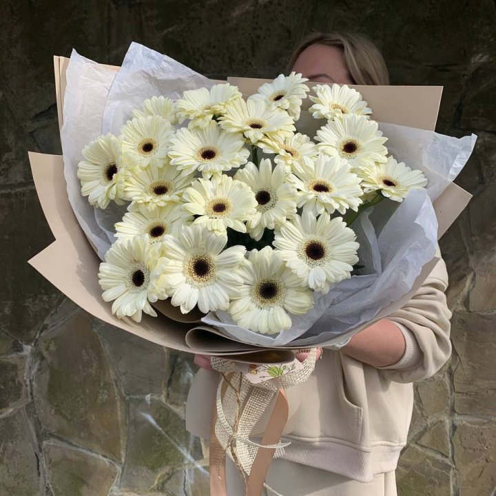 Букет голландских гербер "Шейн"" в Щёлкове