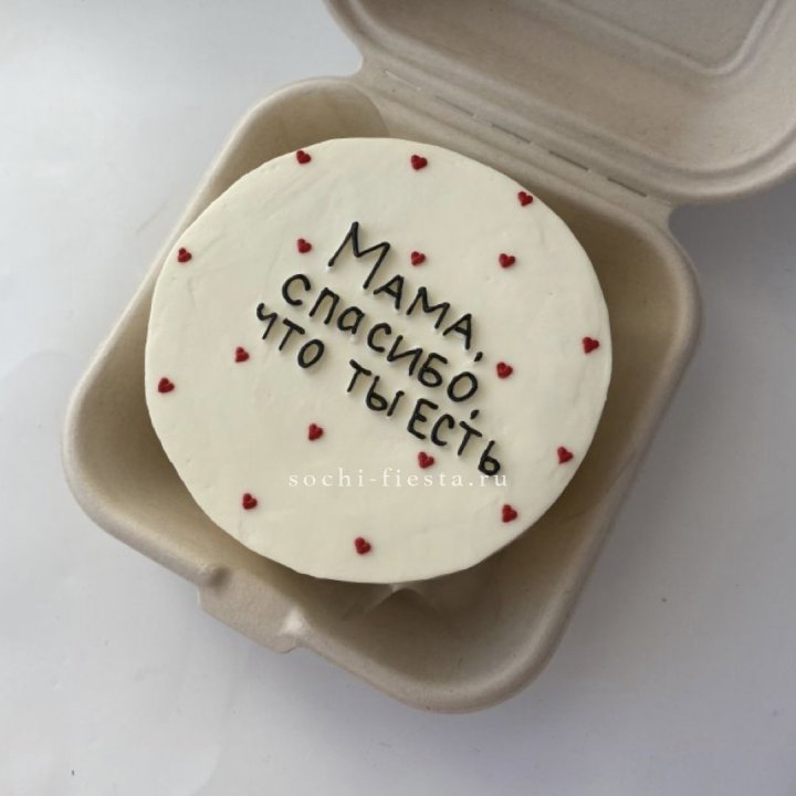 Бенто-торт "Мама спасибо что ты есть" в Щёлкове