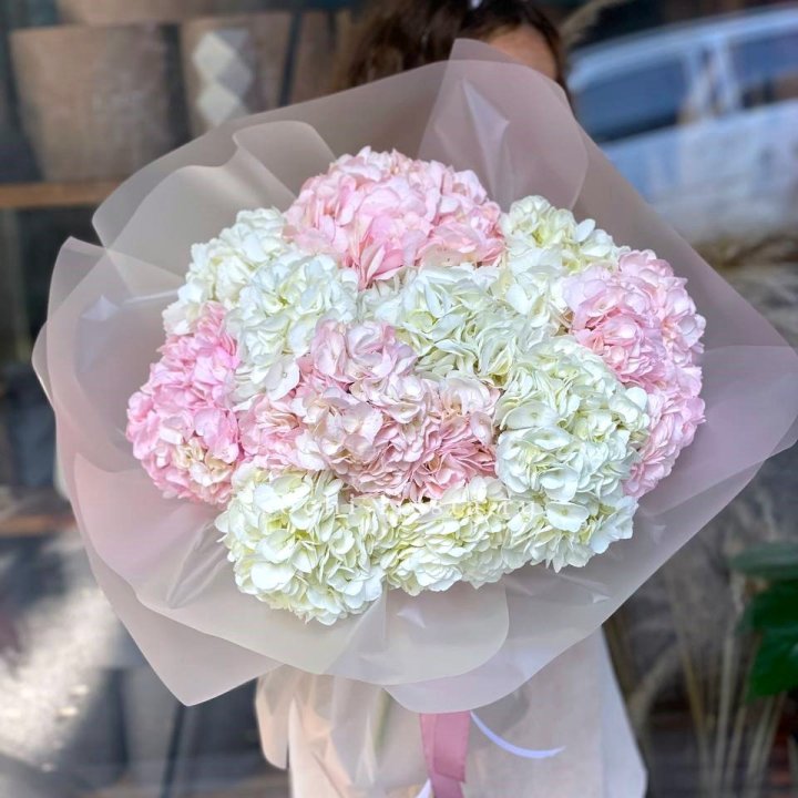 Букет гортензий № 3 с доставкой в Щёлкове