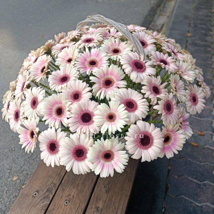 Корзина с герберами  в Щёлкове