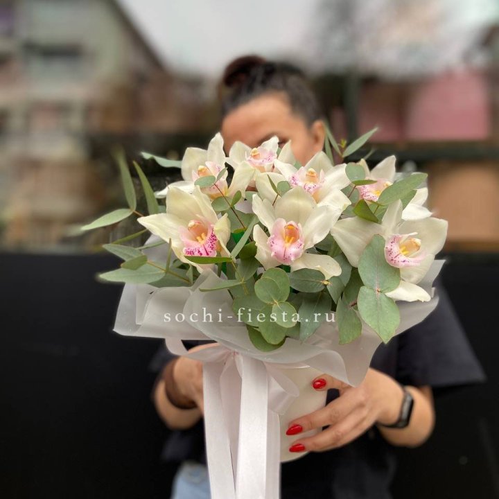 Бокс с орхидеями в Щёлкове