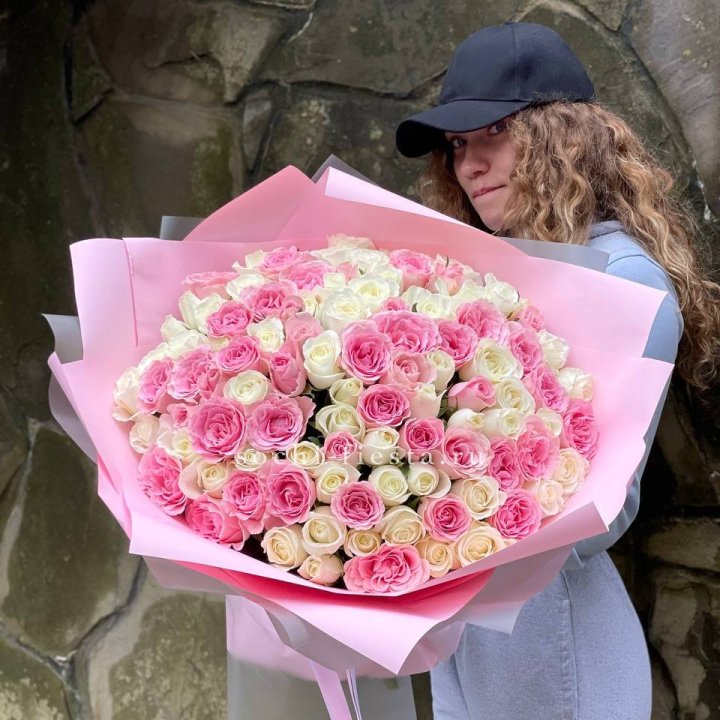 101 роза Миксбери в Щёлкове