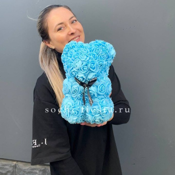 Игрушка медведь голубая в Щёлкове